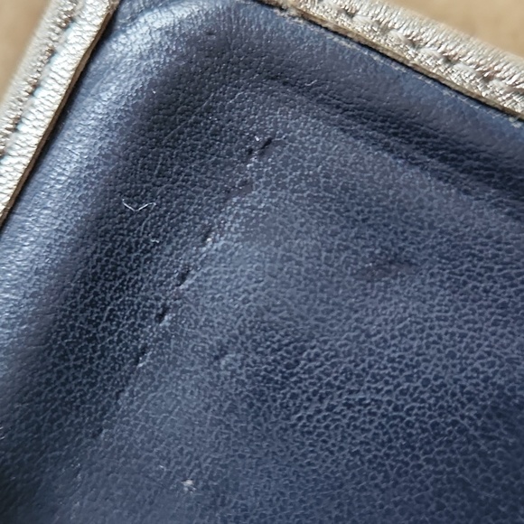 Coach Brown And Gold Card Wallet - Picture 10 of 10